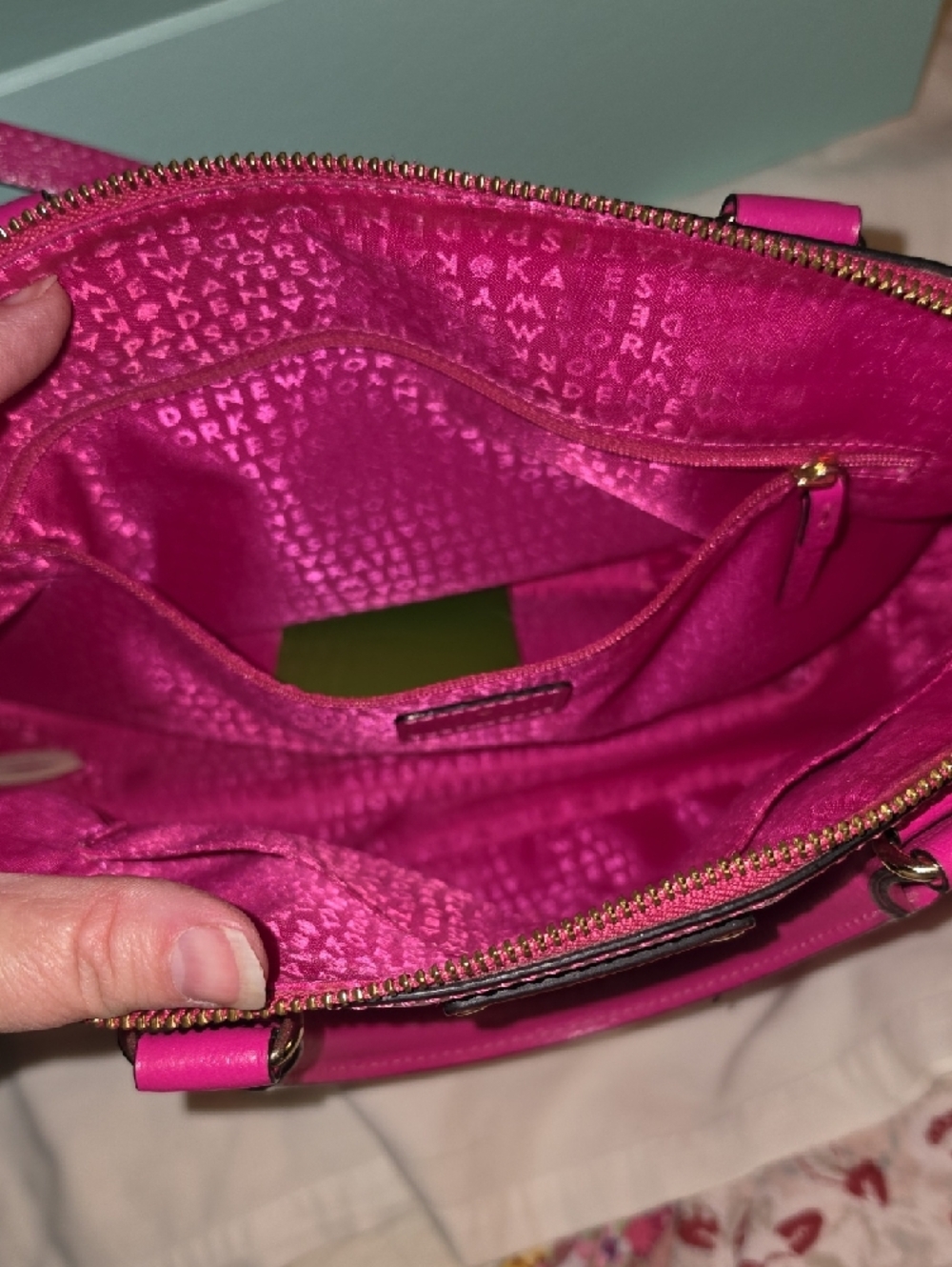 kate spade Hot Pink Dome Satchel with Crossbody Strap - Picture 3 of 6